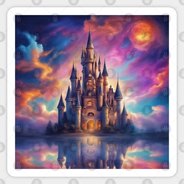 Dream Castle Vivid Colors Sticker by Sonja818